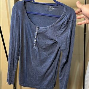 Time and true long sleeve top
